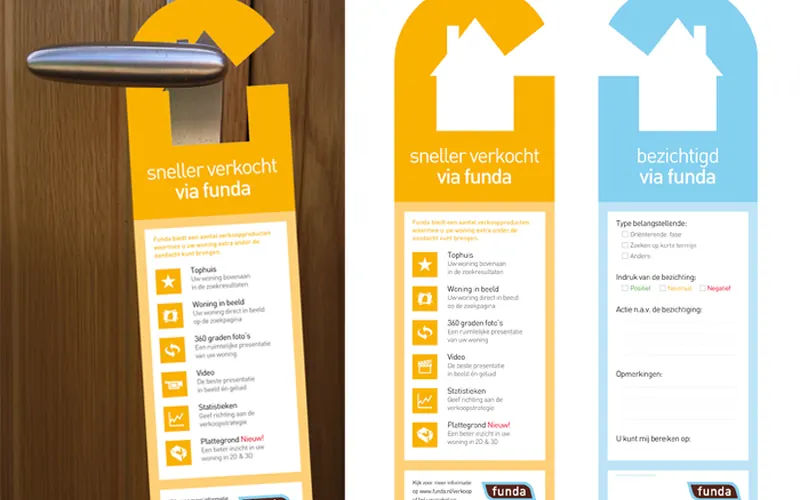 Door hanger printing